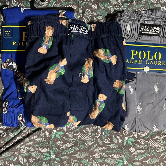 Polo Ralph Lauren Men's Large Lot of 3 Classic Fit Plaid Cotton Full Cut Boxers - Picture 6 of 6